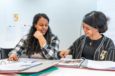 Schülerinnen im Motivationssemester