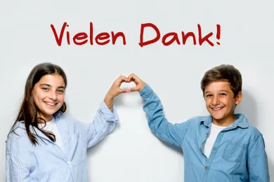 SRK Kinder bedanken sich für Ihre Spende.