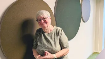 Porträtfoto von Ruth, eine Freiwillige vom Rotkreuz-Grüezi
