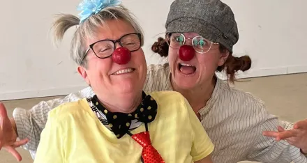 Redcross-Clowns an einem Workshop in Zürich