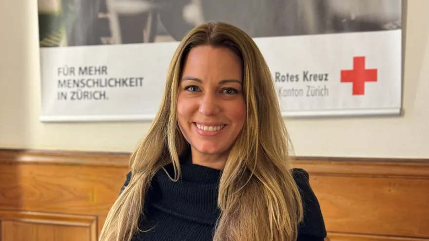 Eine Porträtfoto einer Frau