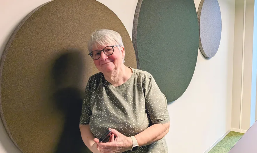 Porträtfoto von Ruth, eine Freiwillige vom Rotkreuz-Grüezi